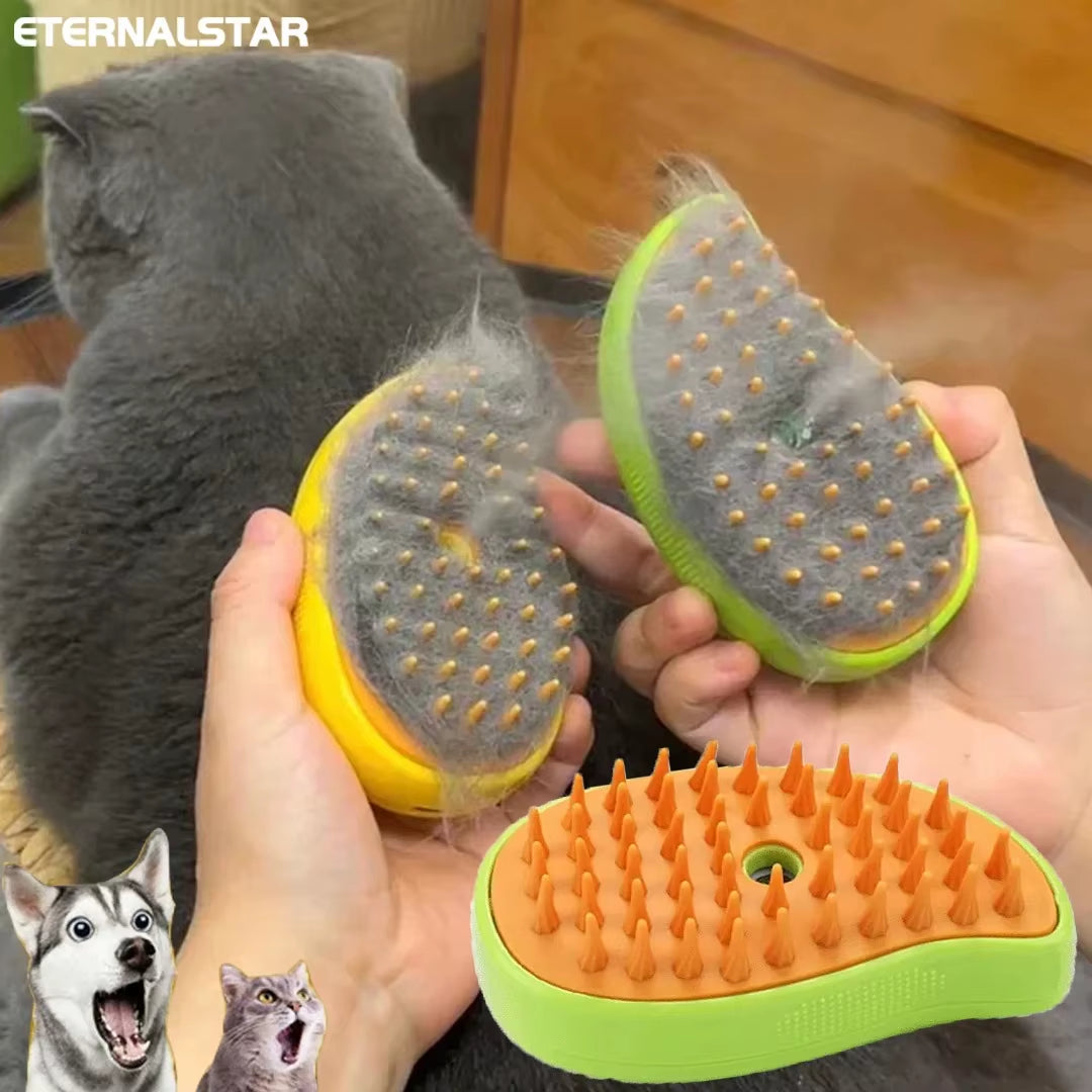 Cat Hair Brush Dog Hair Brush Electric Pet Cleaning Brush Steam Spray Brush Massage Hair Removal Comb anti Flying Brush
