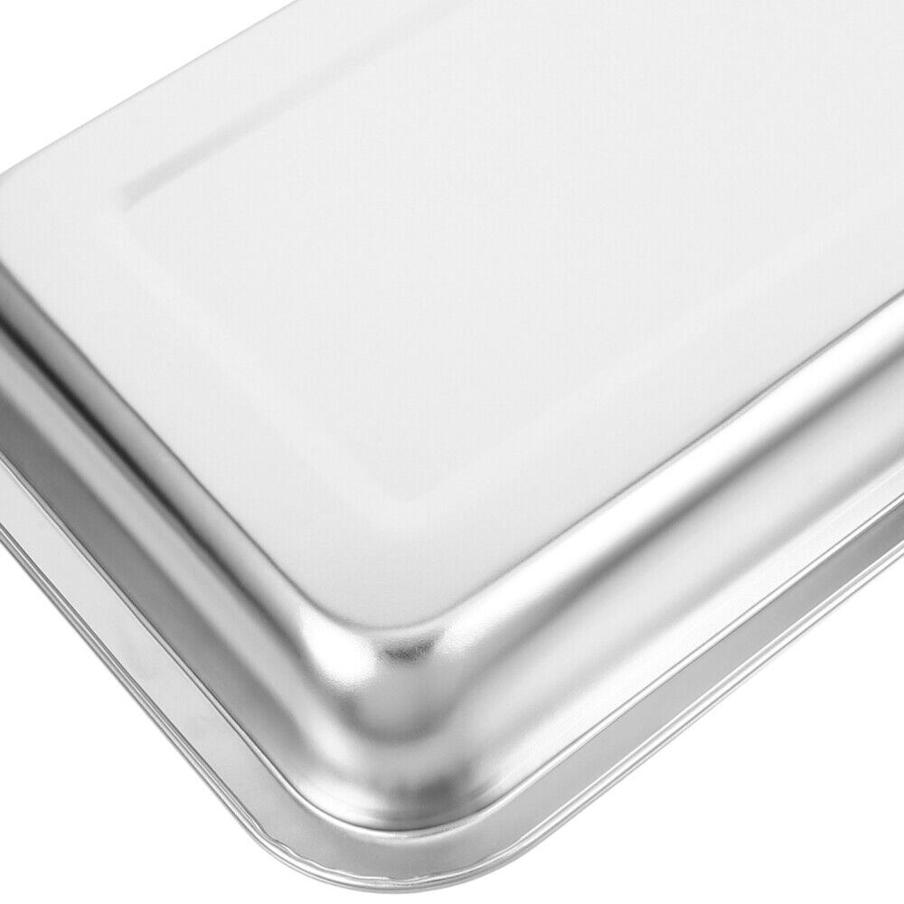 Stainless Steel Cat Litter Box Large Metal Litter Tray Household Metal Litter