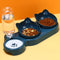 Cat Bowl Cat Food Bowl Double Bowl Neck Protection Automatic Drinking Bowl anti Overturning Cat Food Rice Bowl Pet Supplies