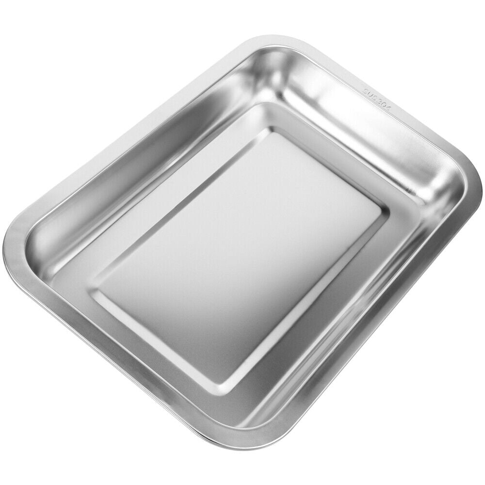 Stainless Steel Cat Litter Box Large Metal Litter Tray Household Metal Litter