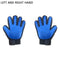 2Pcs Cat Grooming Glove for Cats Wool Glove Pet Hair Deshedding Brush Comb Glove for Pet Dog Cleaning Massage Glove for Animal