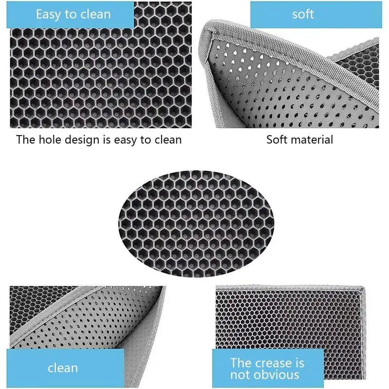 Cat Litter Mat Urine Waterproof Cat Litter Mat Cat Litter Box Urine Waterproof Catcher Litter Tray