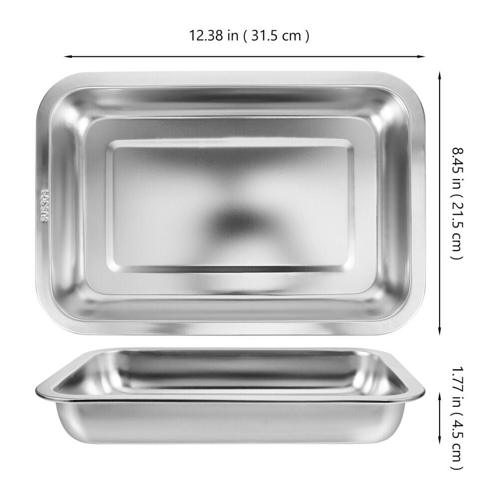Stainless Steel Cat Litter Box Large Metal Litter Tray Household Metal Litter