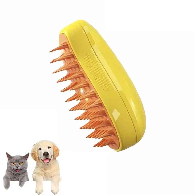 Cat Hair Brush Dog Hair Brush Electric Pet Cleaning Brush Steam Spray Brush Massage Hair Removal Comb anti Flying Brush