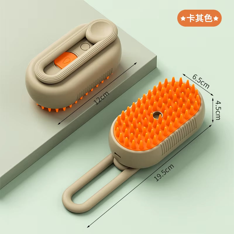 Cat Hair Brush Dog Hair Brush Electric Pet Cleaning Brush Steam Spray Brush Massage Hair Removal Comb anti Flying Brush