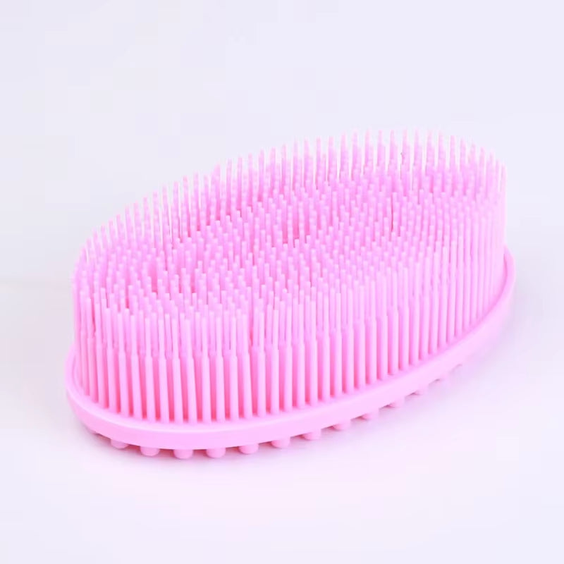 Silicone Shampoo Head Scalp Massage Brush Silicone Body Brush Hair Washing Comb Bath SPA Shower Comb Massage Hair Comb