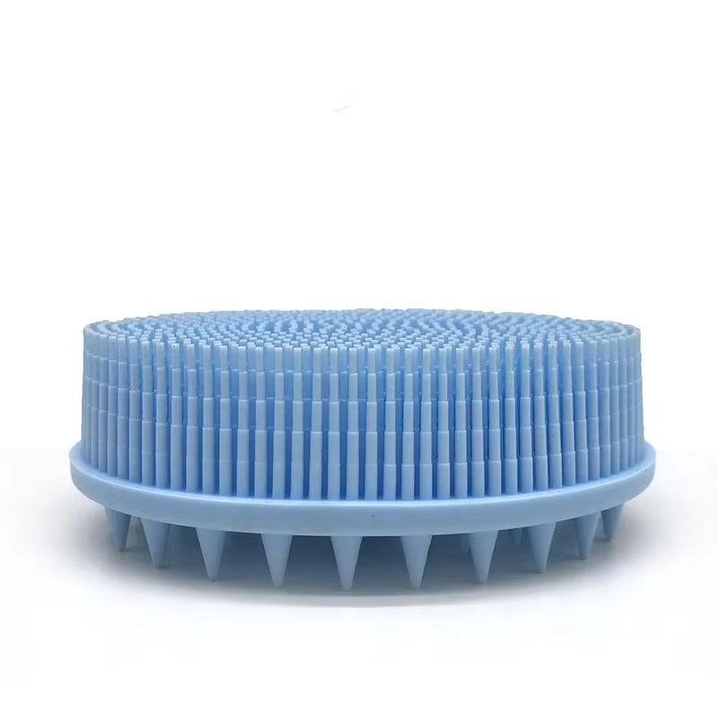 Silicone Shampoo Head Scalp Massage Brush Silicone Body Brush Hair Washing Comb Bath SPA Shower Comb Massage Hair Comb