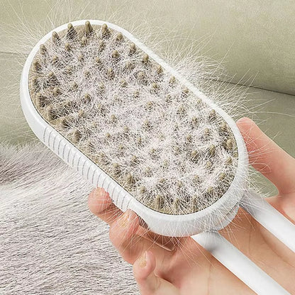 3-In-1 Dog Hair Brush Cat Hair Brush Electric Pet Cleaning Brush Steam Spray Brush Massage Hair Removal Comb anti Flying Brush