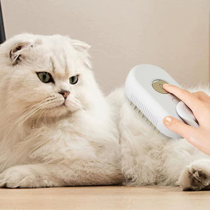 3-In-1 Dog Hair Brush Cat Hair Brush Electric Pet Cleaning Brush Steam Spray Brush Massage Hair Removal Comb anti Flying Brush
