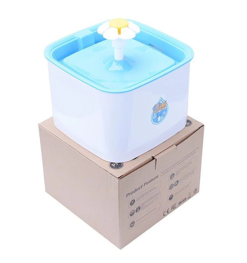 Ultra Quiet 2.5L Pet Fountain with 3 Water Flow Settings and Easy Maintenance