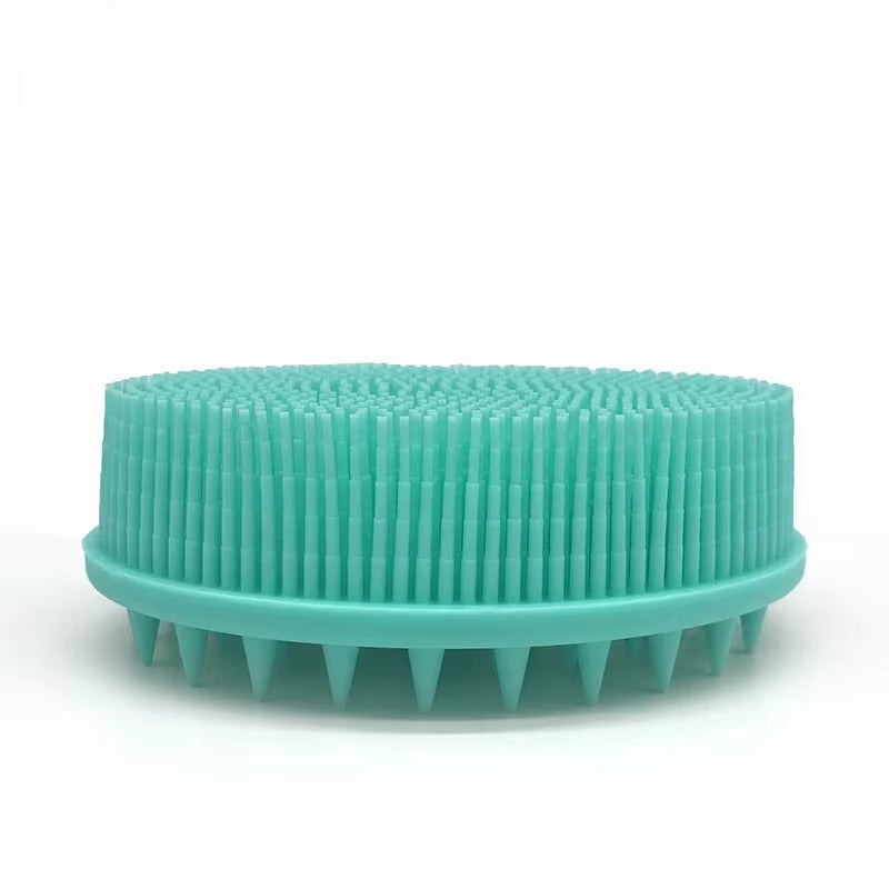 Silicone Shampoo Head Scalp Massage Brush Silicone Body Brush Hair Washing Comb Bath SPA Shower Comb Massage Hair Comb