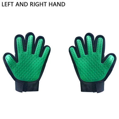2Pcs Cat Grooming Glove for Cats Wool Glove Pet Hair Deshedding Brush Comb Glove for Pet Dog Cleaning Massage Glove for Animal