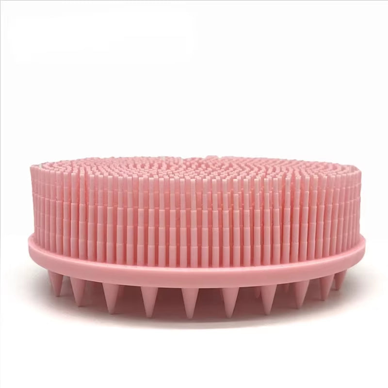 Silicone Shampoo Head Scalp Massage Brush Silicone Body Brush Hair Washing Comb Bath SPA Shower Comb Massage Hair Comb