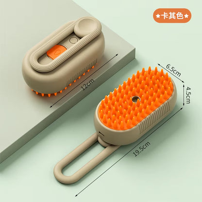 Cat Hair Brush Dog Hair Brush Electric Pet Cleaning Brush Steam Spray Brush Massage Hair Removal Comb anti Flying Brush