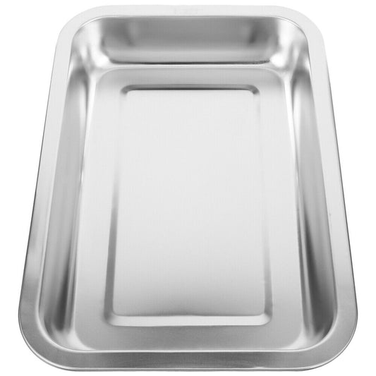 Stainless Steel Cat Litter Box Large Metal Litter Tray Household Metal Litter